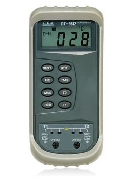 เครื่องวัดอุณหภูมิแบบหัววัดอุณหภูมิ cem dt-629